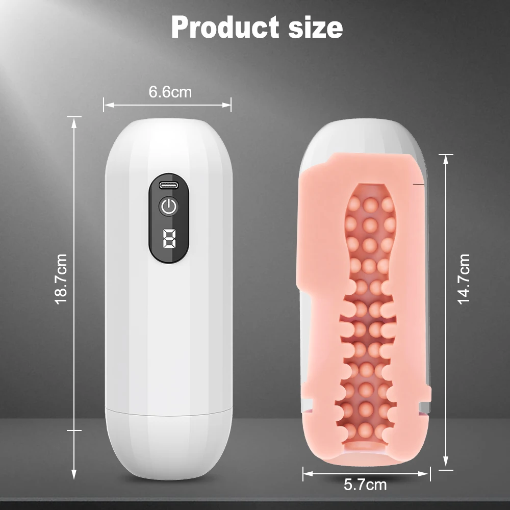 Automatic Sucking Male Masturbator Vibration Blowjob Machine Masturbation Cup Pocket - Image 3