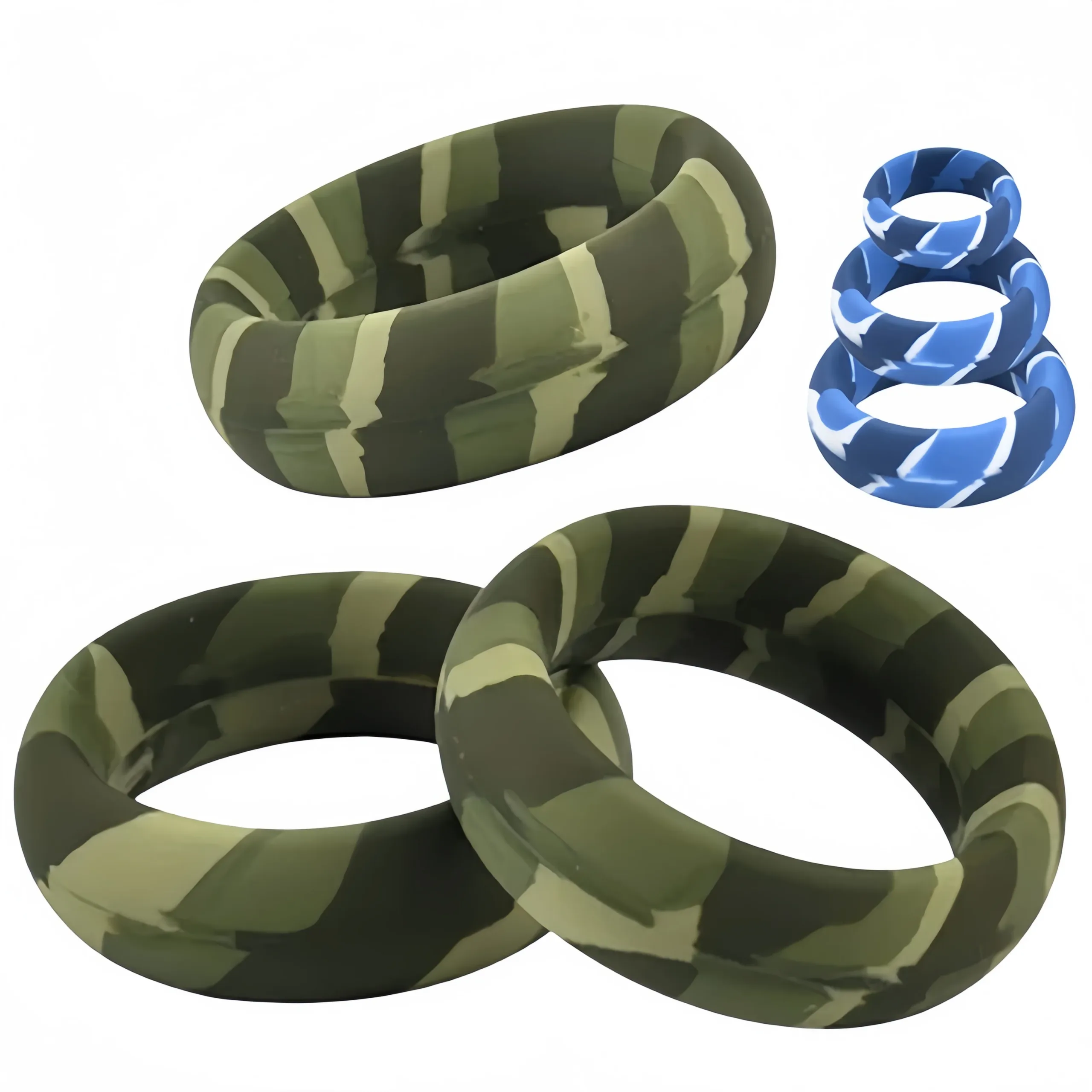 3 Different Size Cock Rings Sex Toys Silicone Penis Ring Erection Long Lasting Stronger
