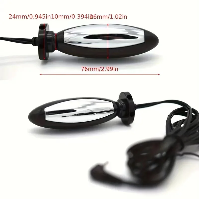 Electric Shock Penis Urethral ButtPlug Masturbator Stimulate Cock Ring Estim Bead - Image 4