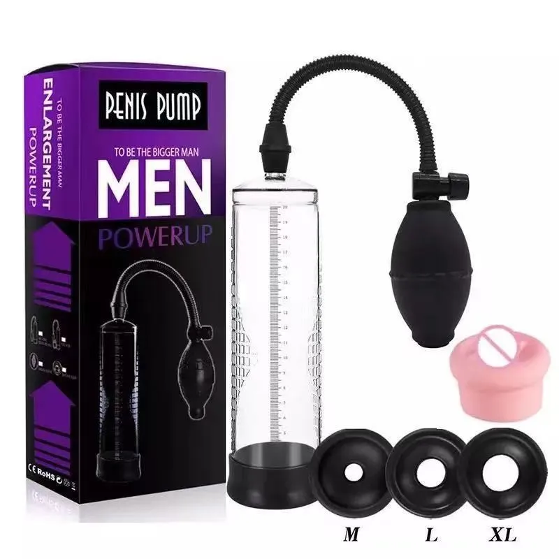Penis Pump Sex Toys for Men Male Masturbator Penis Extender Vacuum Pump Penis Enlargement