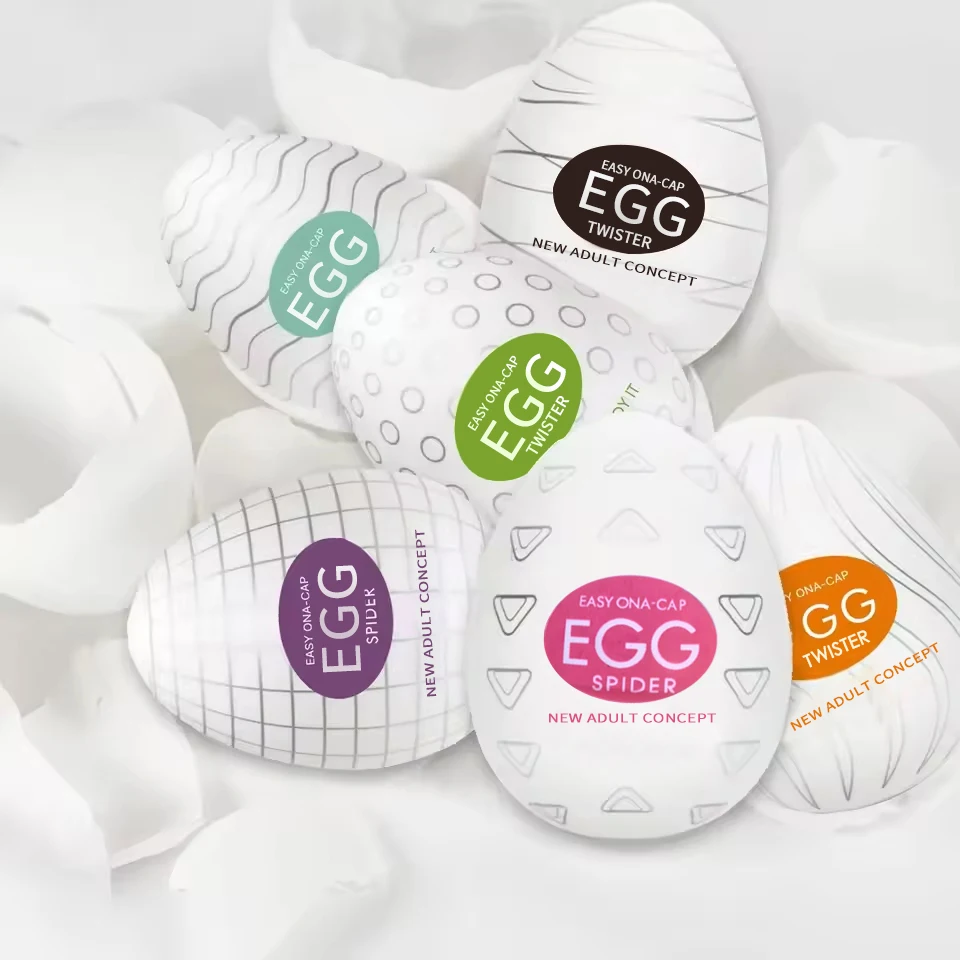 Male Masturbator Soft Pussy Egg Sex Toys Adult Toy For Men Peni Glans Endurance Massage - Image 4