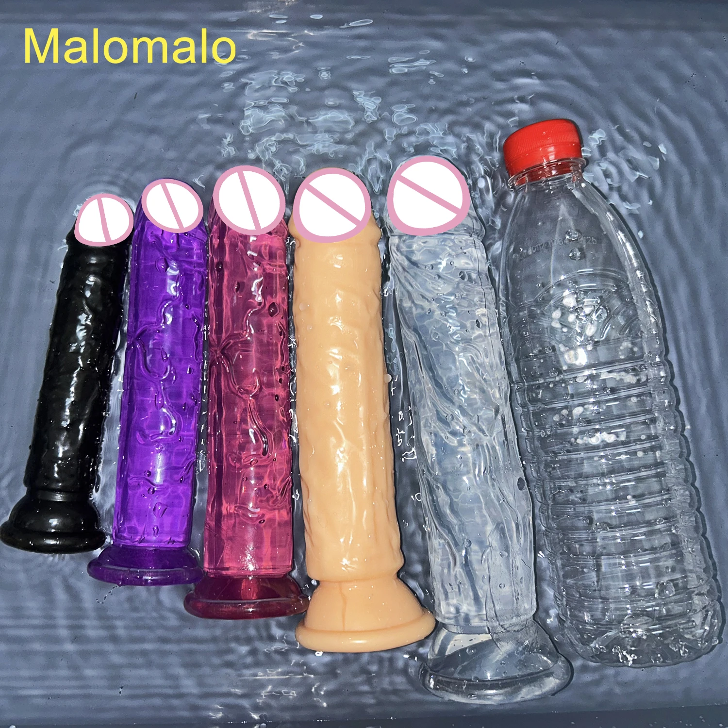 Cheap 5 Colors Small Transparent Dildo Suction Cup Jelly Dick Women Erotic Anal Sex Toys - Image 2
