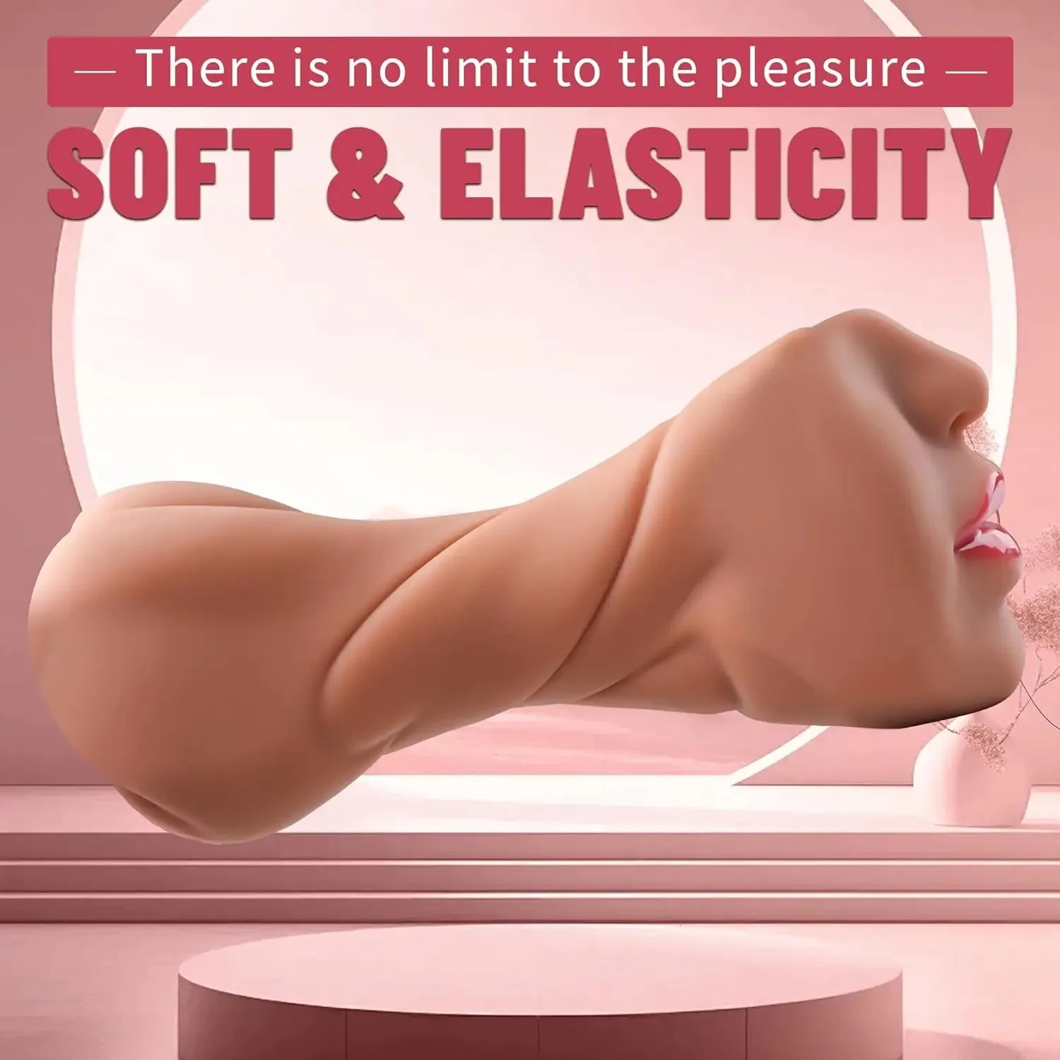 3 in 1 Male Masturbator Oral Stimulate Penis Masturbation Cup for Intimate Toy Realistic - Image 4